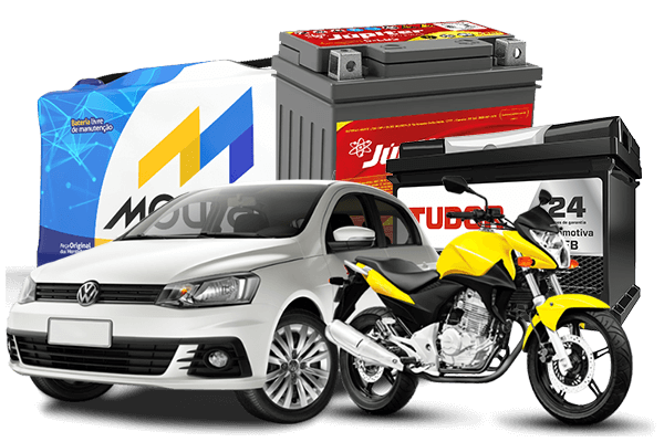 baterias para carros e motos